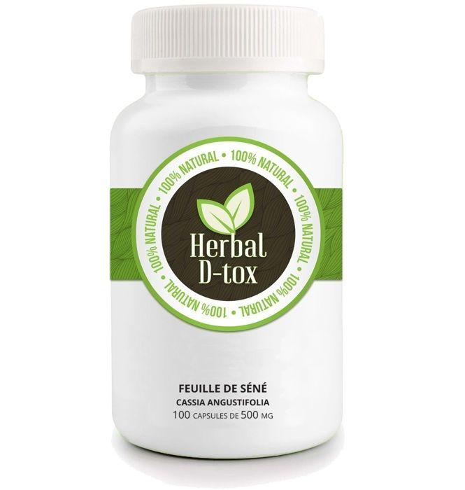 Complément alimentaire Capsules de Séné (Cassia Angustifolia), 100 x 500 mg favorise le transit intestinal