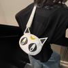 Cute small bag 2025 new Japanese cartoon girl versatile shoulder bag casual wide shoulder strap crossbody small round bag
