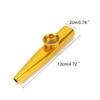 6Pcs/Set Metal Kazoo Instrument Mouth Flute Musical Party Musical Gift Flute Toy