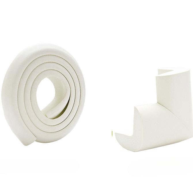 

Защитный уголок для безопасности, защита углов стола, полоска для защиты углов для детей, пена для защиты краев мебели от детей, амортизирующая защита, бамперная полоса 2 метра (белый) белый