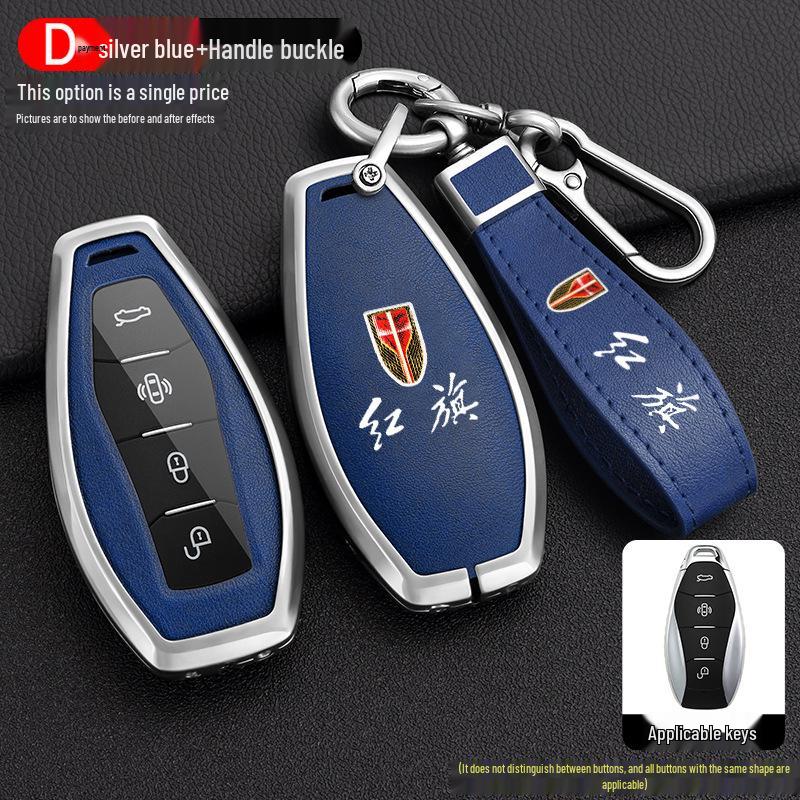 2023 Hongqi H5/H6/HS5 Men's Key Case for HS3 & HQ9 with EQM5 High-End Shell