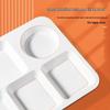 Qianshen Commercial Melamine 6-Compartment Dining Tray Set