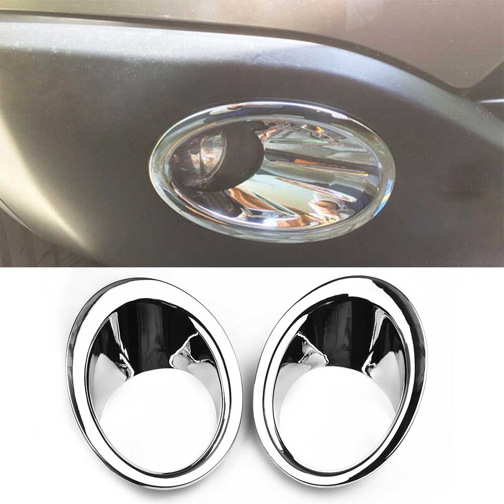 2 buc. Capac lampă ceață pentru Nissan Qashqai Dualis J10 2010 - 2013 Mașină Crom Capac lampă ceață spate Ornament Plastic ABS