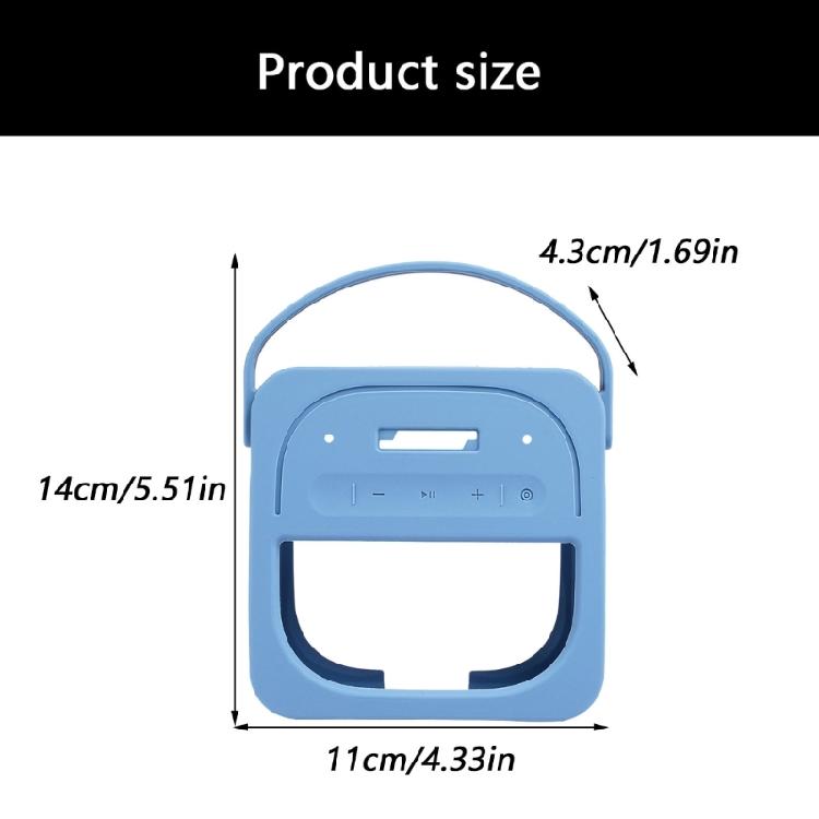 Anti Drop Silicone Skin Case With Nonslip Surfaces For Select Model Wireless Speaker Perfect Fit Easy Installation