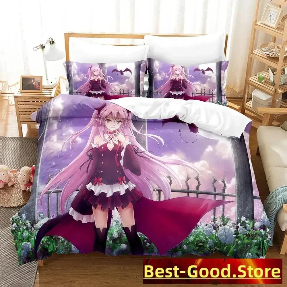 Seraph of the end Beding Set Printed Bed Linen Set With Pilowcase Bed Soft Duvet Cover Soft Single Double Quen Super King-Sized Dimensionsd Dimensions