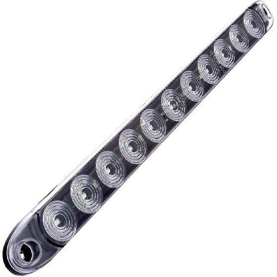 

ECCPP Marker Light PCS Clear Lens Red LED 15 Waterproof SeaLED 11 LED Light Bar Stop Turn Tail 3rd Brake Light Truck Trailer RV