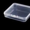 Square Packing Storage Box Transparent Small Items Case Sundries Organizer