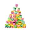 Mini Rainbow Smiley Face Elastic Ring - Nostalgic Street Toy for Kids