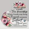 2D Plane Acrylic True Sisters Friendship Decoration, Indoor and Outdoor Decoration - No Battery/power, Free Day Decoration, Shop Decoration, Durable O
