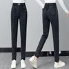 Summer Women's Jeans Stretch High Waisted Slim Fit Casual Cropped Pants Haren Pants Middle-aged Mom