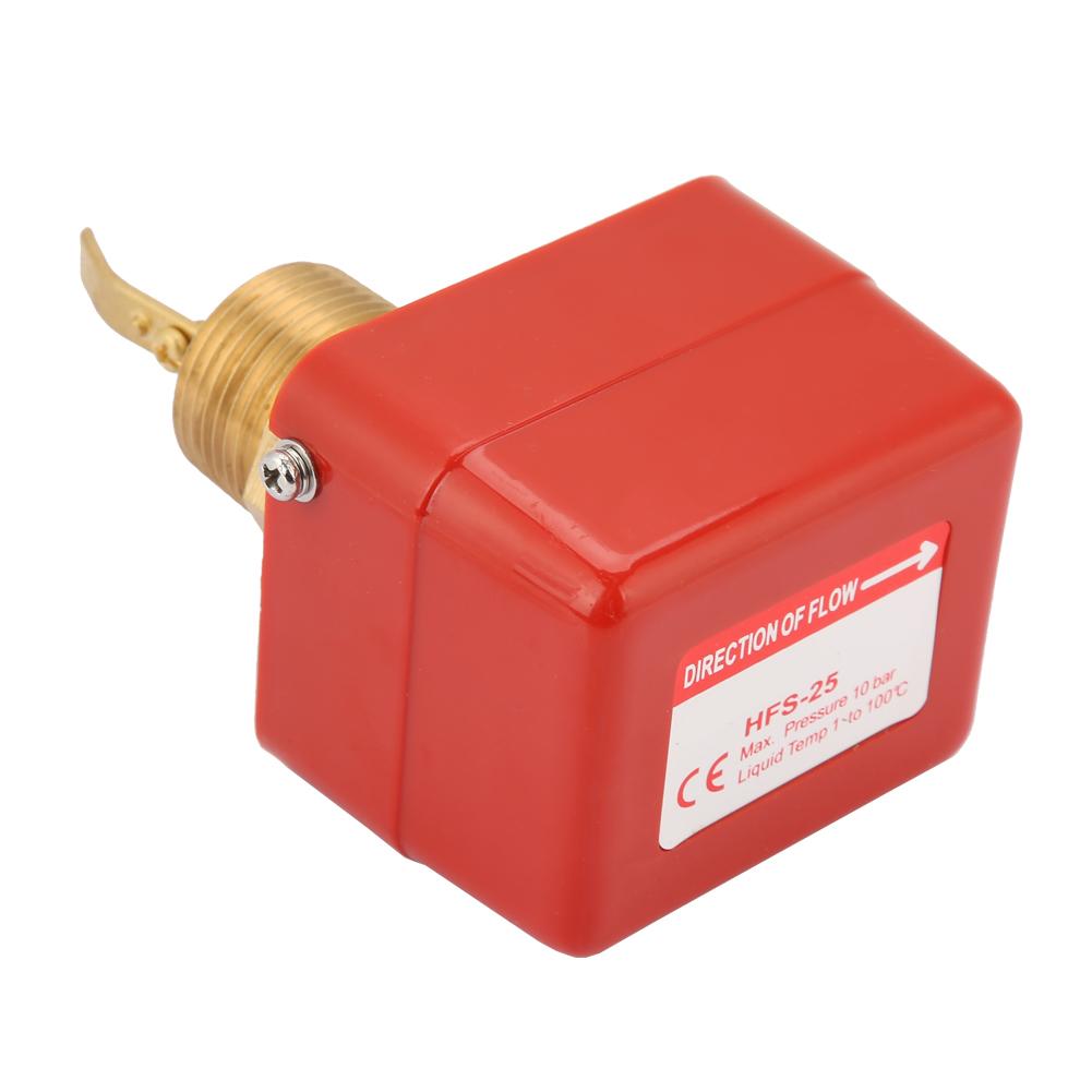 Partial Stainless Steel Type 6 380V 1  Paddle Control Water Flow Switch 1.0MPa SPDT Contacts