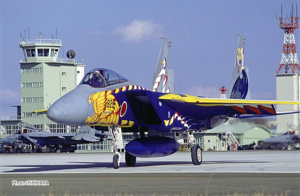 PLATZ JASDF Eagle 204th Squadron 10th Anniversary Painted Machine Mystic Eagle 1995 Plastic Model 1/72 F-15J F-15 AC-100 (Airplane)