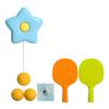 1 Set Children Indoor Hanging Table Tennis Trainer Set Automatic Rebound Ping-Pong Practice Toy Improve Sensory Educational Toy Parent-child