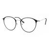 Full Rim Oval Black Silver Smartbuy Collection Tonton 923e Fashion Unisex Eyeglasses