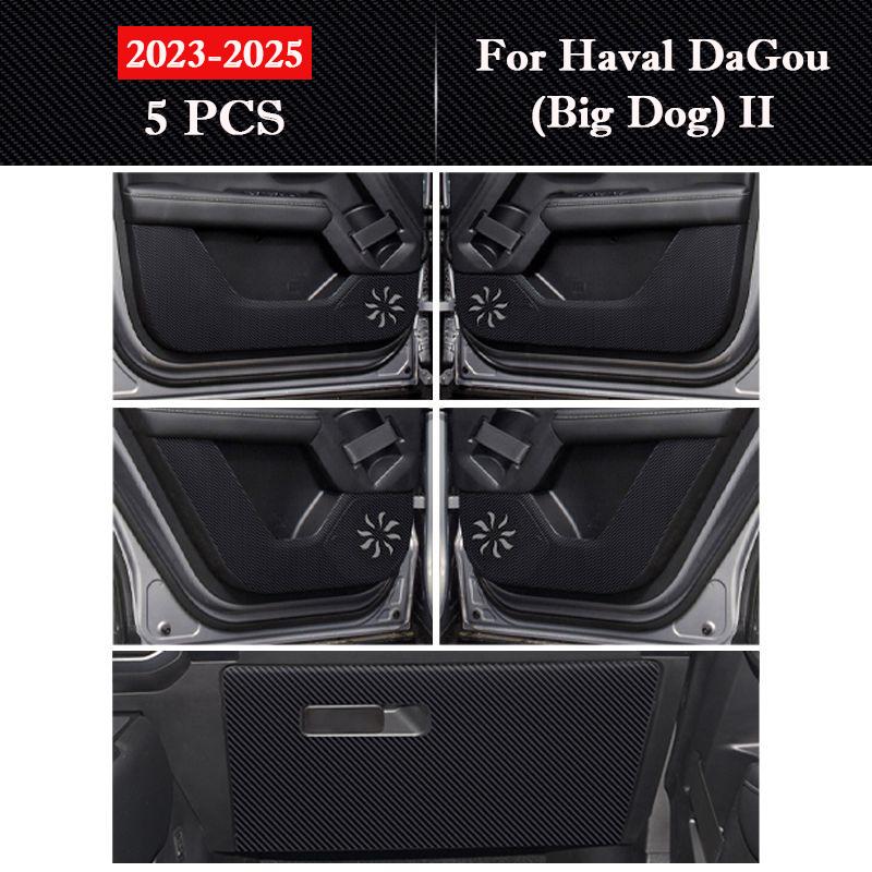 For Haval DaGou Big Dog 2020-2026 Car Door Anti Kick Pad Glove Box Protection Stickers Interior Decor Scratch Resistant Film