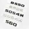 Silver Black 50S4M 38S4M 40S 60S B550 850S B50 ABS Emblem for Mercedes Benz Brabus S W221 W222 W223 Car Trunk Badge Logo Sticker