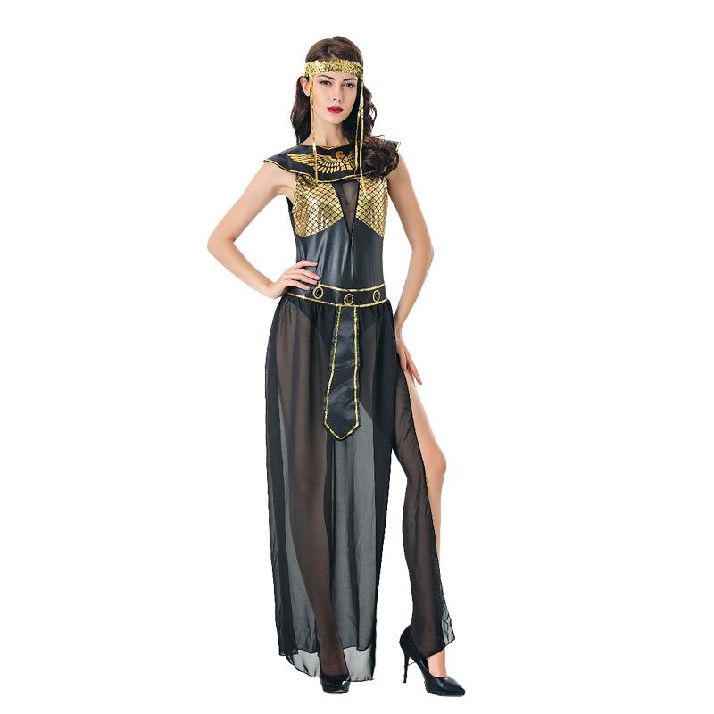 Halloween Cleopatra Costume Masquerade Female Ancient Greek Egyptian Muse Costume Party Costume