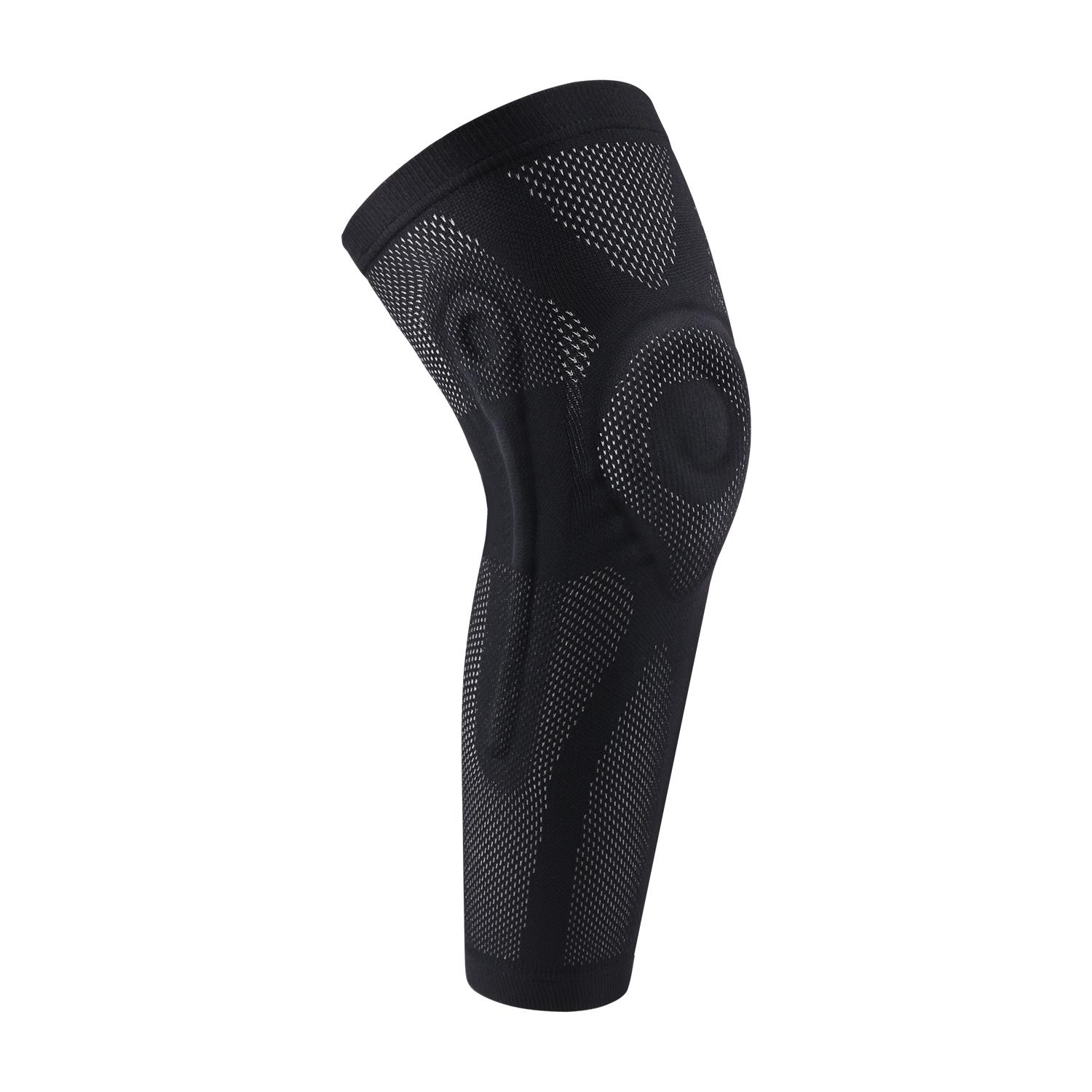 Customize Thin Sports Knee Pads Silicone Compression Sleeve Anti-Slip Patella Support Breathable High Elasticity for All Sports M(single)