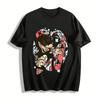 Cool Varulv Skateboard Grafisk T-shirt Street Style Vardaglig Rundhalsad Topp Ren bomull T-shirt