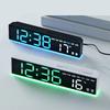 LED Wall Clock Simple Colourful Digital Clocks Gym Wall Multifunction Clock Large Led Screen Large Digital