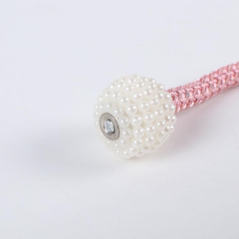 Pearl Magnetic Curtain Tieback Buckle - No-Punch Tie Rope Accessory