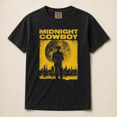 Midnight Cowboy Shirt Vintage Bioscoop Shirt, Film Liefhebber T-shirt