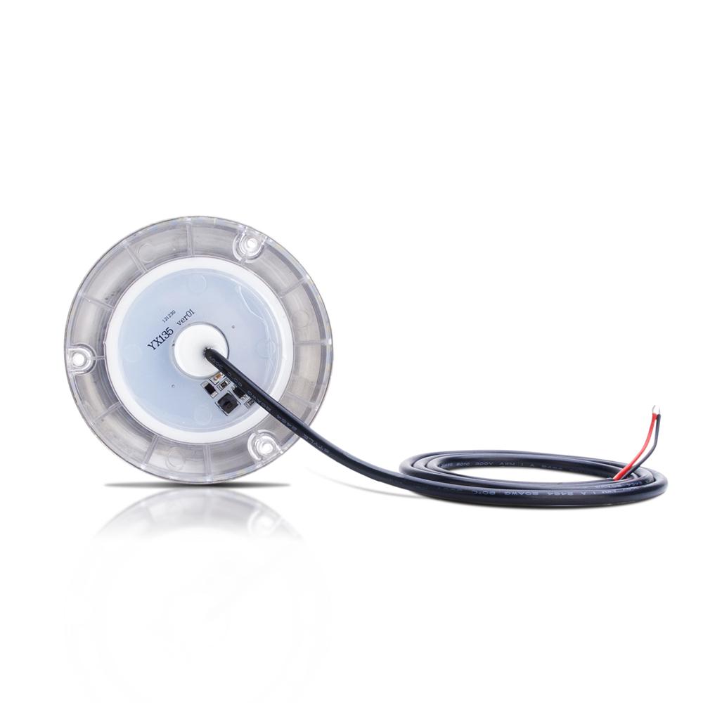 2PCS Boat Lighting Underwater Marine Light Subnautica Sailing Boat Speedboat 90LED 12v 24v 60W Stainless Steel Transom Light