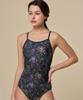 Laelliseupocheu [Osla632 Blk] Dark Flower Sturdy Backless X-Bag