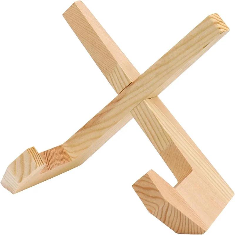 Wooden Recipe Book Display CD Stand Rack Plate Holder Table Easel Desktop Cookbook For Decor