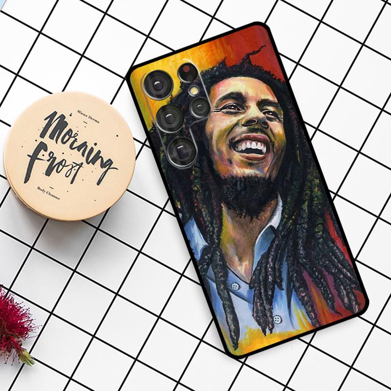 Reggae Bob Marley Case For Samsung Galaxy S24 FE S21 S22 S23 S25 Ultra S9 S10 Plus S20 FE S25 FE Phone Cover