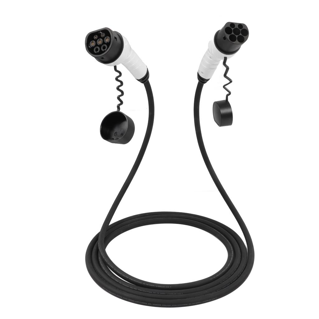 EV Charging Cable 250V 16A Type 2 To Type 2 3.6kW 5m Single Phase IP55 Waterproof for Electric Vehicles