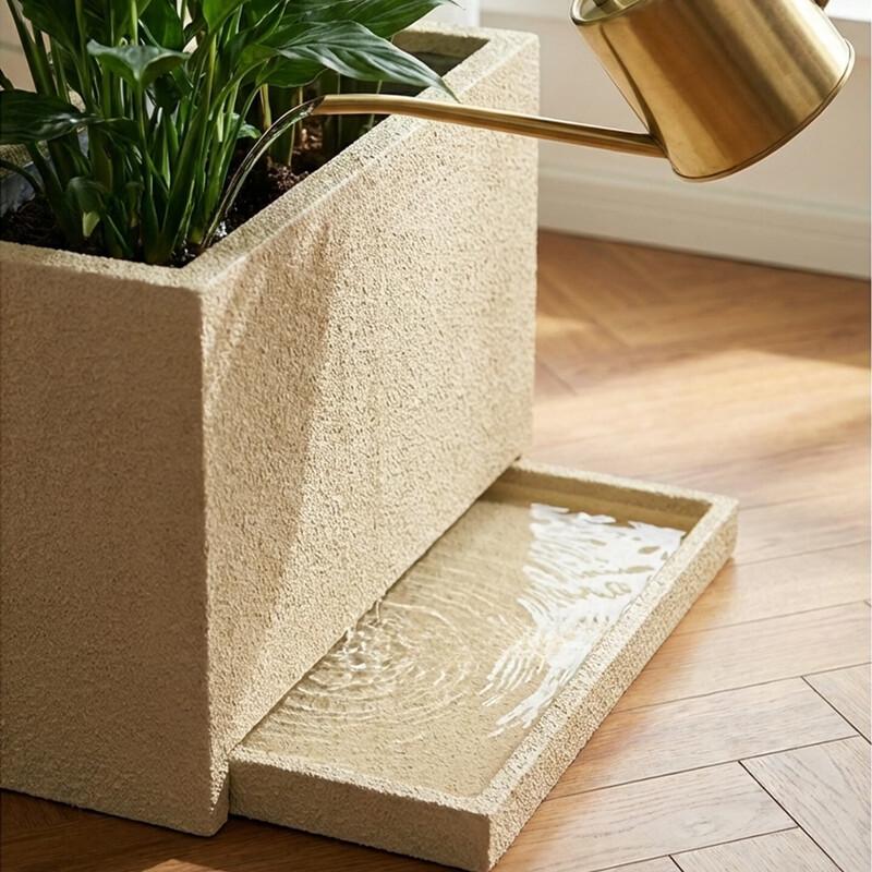 Lilang Rectangular Cement Planter