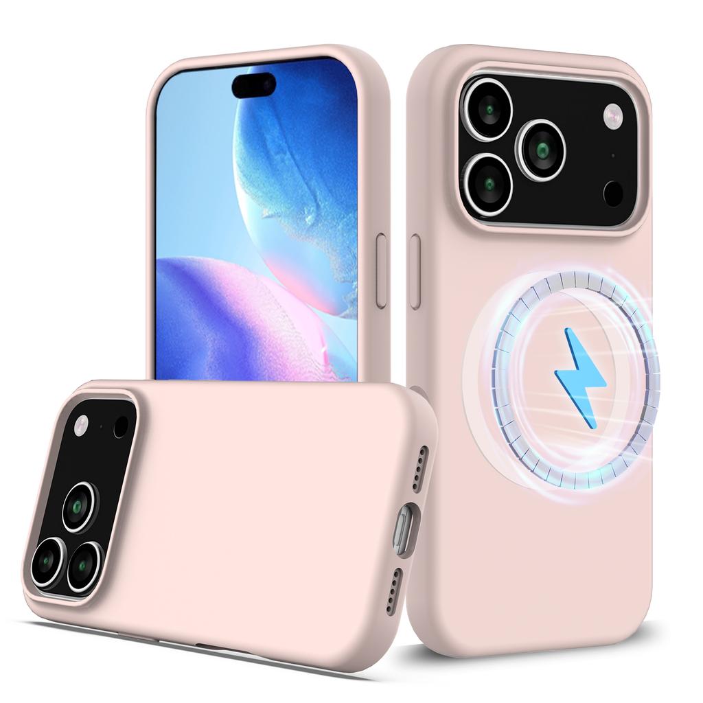 Magsafe Liquid Silicone Phone Case for Apple IPhone 17 Air 13 14 16 15 12 Pro Max Magnetic Wireless Charging Cover