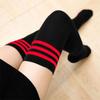 Long Socks With Three Stripes And Over The Knee College Style Performance Dance Women's Pressure Cotton Stocking