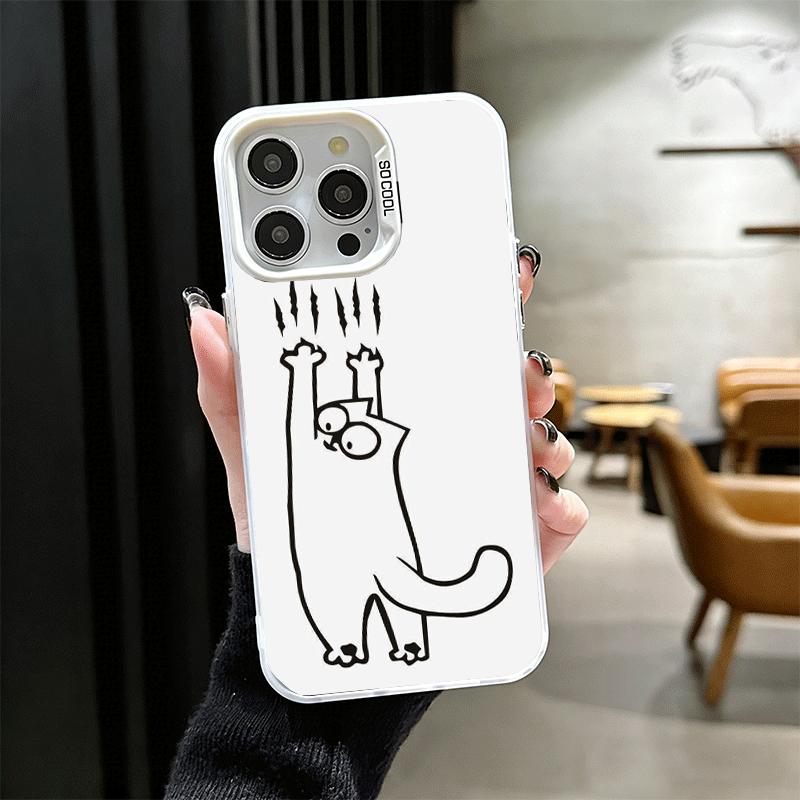 Cat Footprint Funny Scratch Paw Cute Shockproof Phone Case for iPhone 17 Air 16 16E 15 Pro Max 14 Plus 13 Mini 12 Back Cover Ant