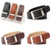 Elegant Faux Leather Belt With Alloy Pin Buckle For Business And Casual Attire
