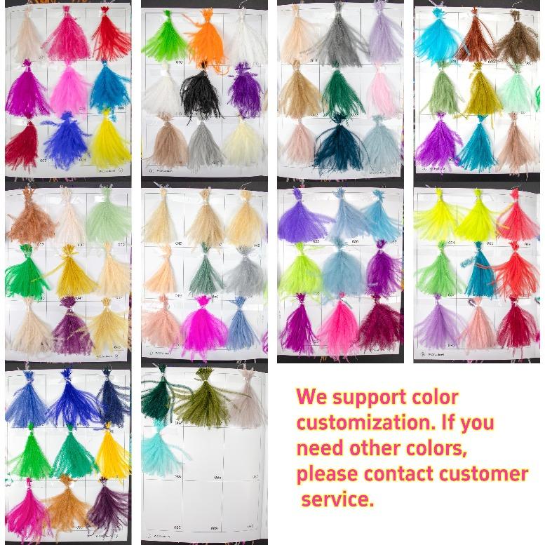 DIY Vlastní Nadýchaný Pštrosí Peří Boa Lem 3 6 10 20 30 Vrstev 50cm Peří Šátek pro Kostým Šaty Sukni Šátek Karnevalová Párty Dekorace