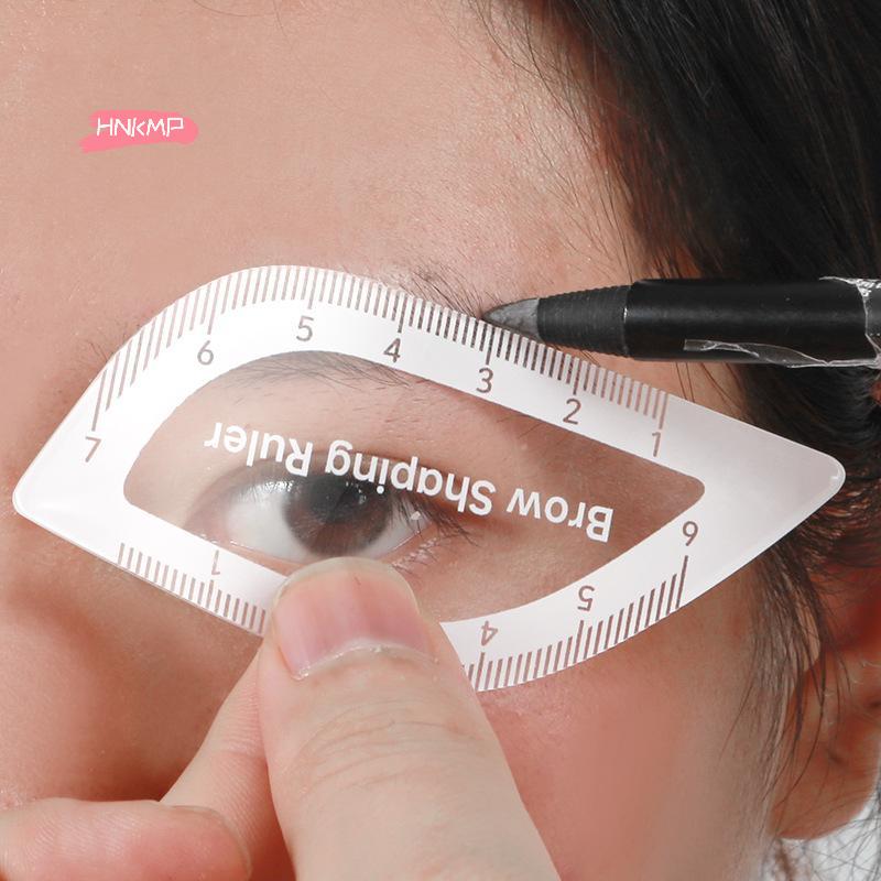 1 Minute Brow Mapping Ruler - Easy Eyebrow Shaping Tool with Stencils for Microblading And Permanent Makeup Design
