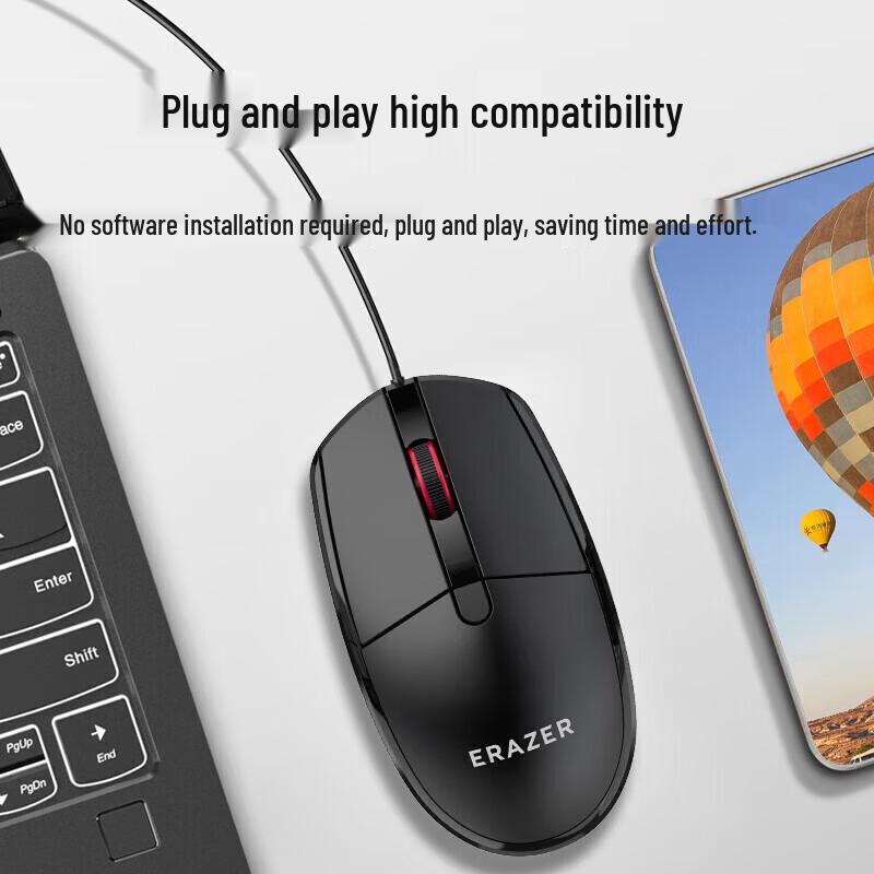 Lenovo KM201 Wired Keyboard and Mouse Combo