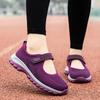 Spring and Summer New Elderly Shoes Genuine Female Mother Shoes Sports Dance Breathable Lightweight Middle-aged and Elderly Walking Shoes Sports