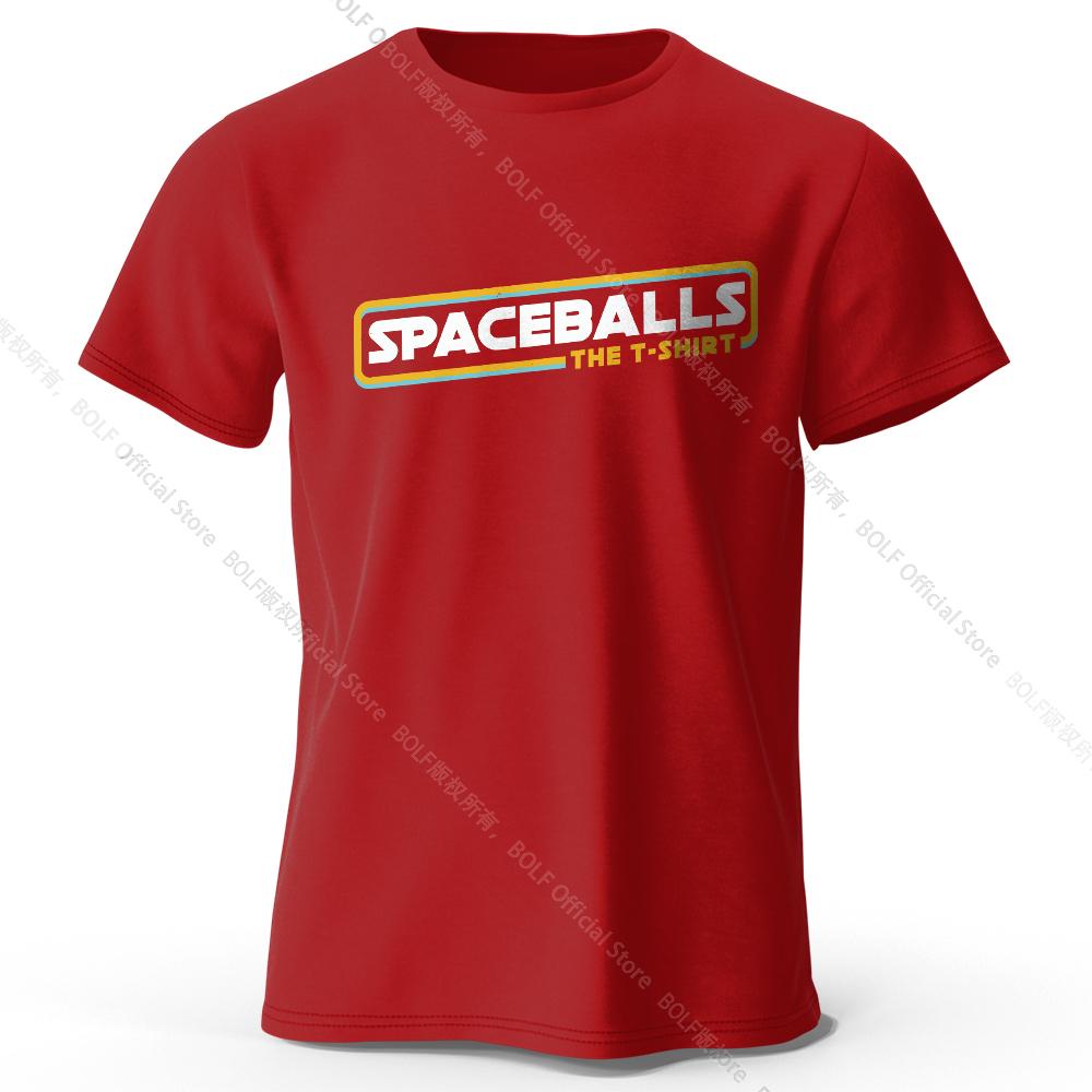 Spaceballs Printed T-Shirt 100% Cotton Oversized Sci-Fi Graphic Tees for Men Women Summer Tops Nerd Streetwear