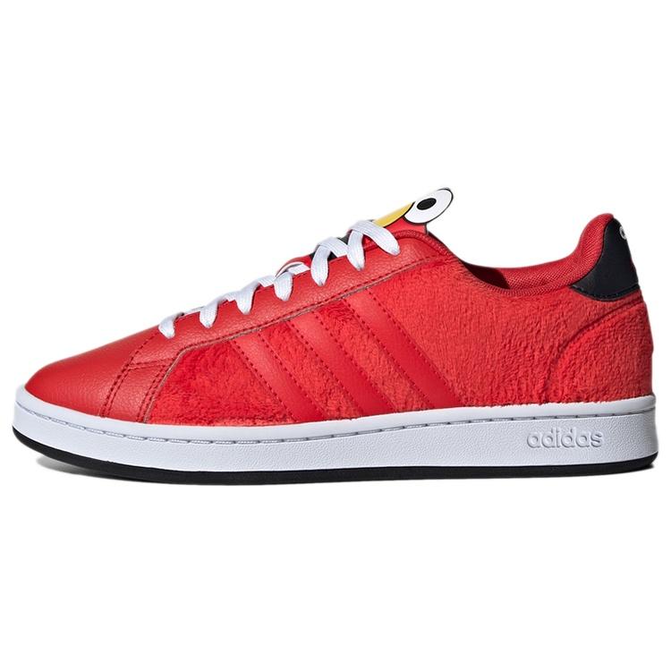 (WMNS) adidas x Sesame Street Grand Court Red Black Women s GX3695 EU 40⅔