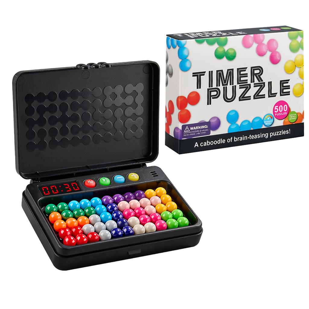 Level Puzzle Game With Timer, Portable Mind Trainer, Improves Thinking Skills, Interactive Learning Tool, Fun Family Activity,Nice Gift