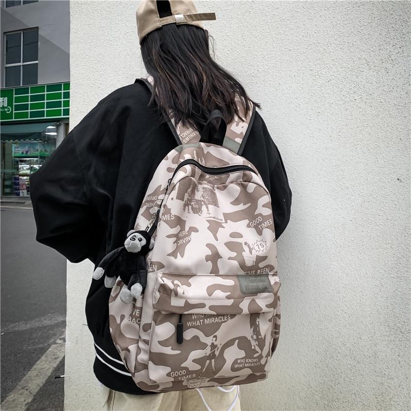 Fashionable Graffiti Print School Backpack For Girls And Boys 2023 New Design