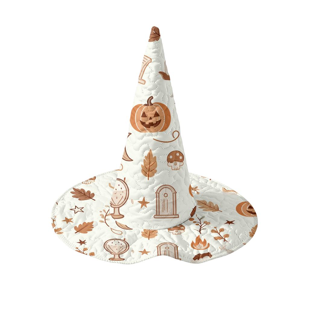 Dámský vysoký špičatý čarodějnický klobouk na Halloweenskou párty kostým a tématické akce
