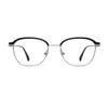 Oart Cormac BLACK SILVER Polygonal Gold-rimmed Glasses