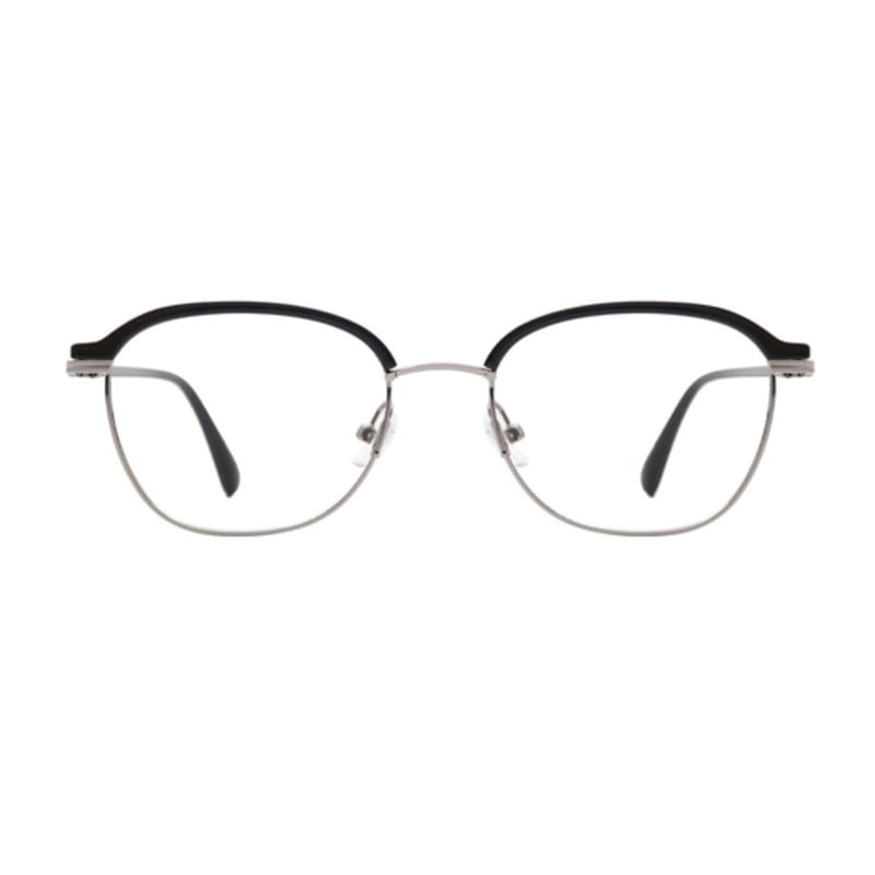 

oart Кормак ЧЕРНЫЙ СЕРЕБРИСТЫЙ многоугольные очки с золотой оправой BLACK SILVER