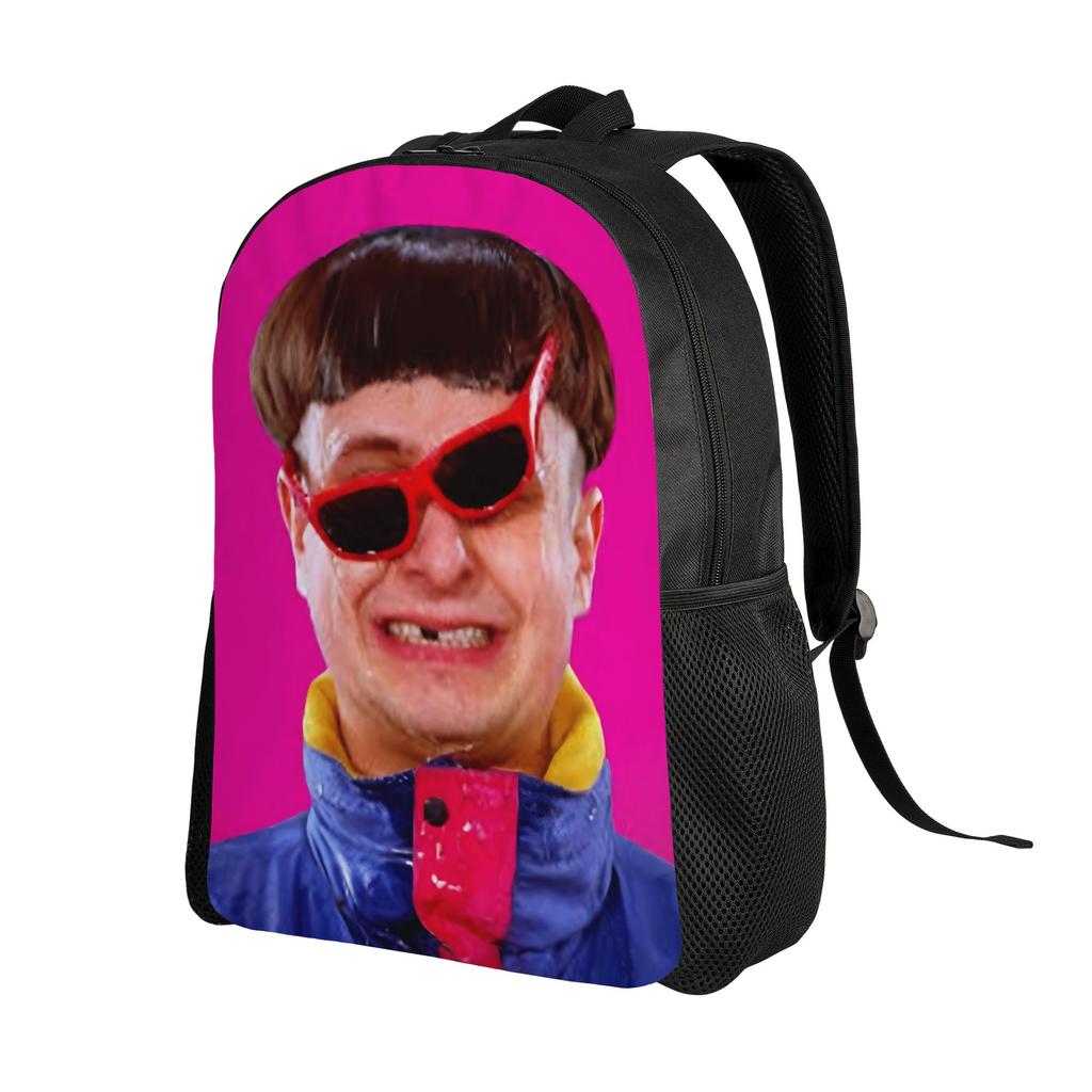 Pink Oliver Tree American Singer Backpack for Men Women Cool Student Work Daypack College Canvas Bags with Pocket