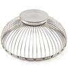 Stainless Steel Fruit Basket Countertop Fruit Bowl Kitchen Party Gadget Modern Simple Style Food Grade 18/8 Metal Color