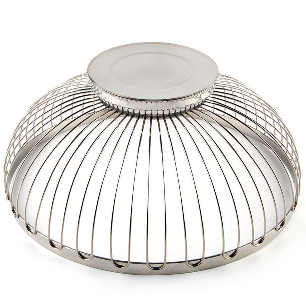 Stainless Steel Fruit Basket Countertop Fruit Bowl Kitchen Party Gadget Modern Simple Style Food Grade 18/8 Metal Color